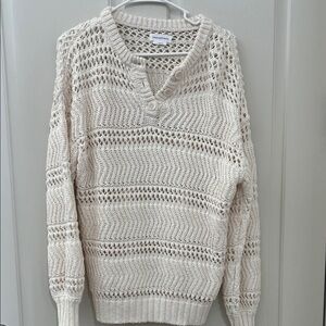 Lovers + Friends Cream Knit Sweater